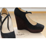 Camoscio Bicolo Suede Pumps