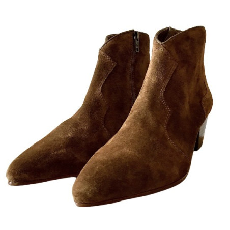 ASH Braune Wildlederstiefelette - Pre-loved Designer Second Hand | LUXURYLOVE
