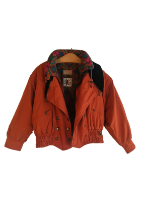 BOGNER Skijacke Damen Vintage orange Kult Gr. 38