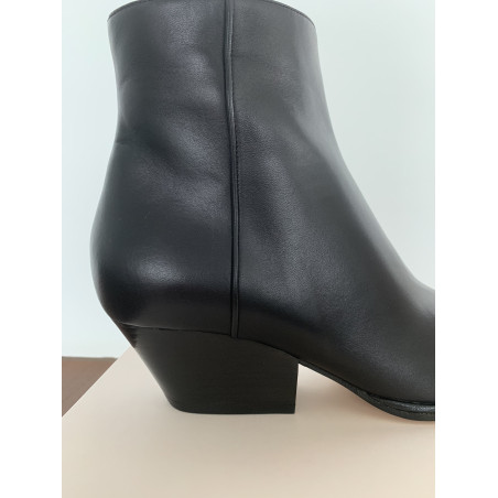 SERGIO ROSSI Stiefeletten Schwarz. Gr. 40.5. NEU. 