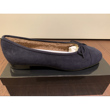 UNÜTZER Ballerina gefüttert Gr. 40. DUNKELBLAU. NEU. 