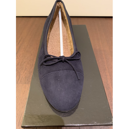 UNÜTZER Ballerina gefüttert Gr. 40. DUNKELBLAU. NEU. 