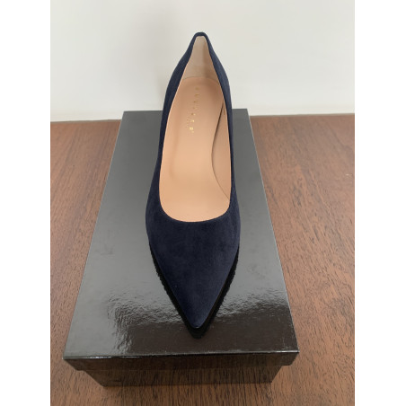 UNÜTZER Pumps Wildleder BLAU. NEU m. Etikett. 