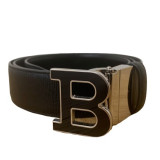 Leather belt black