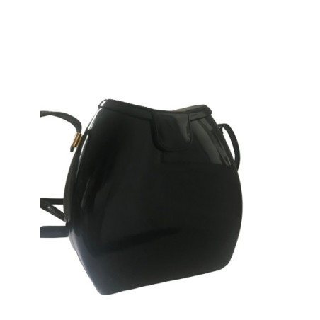 CHARLES JOURDAN Lack Tasche SCHWARZ. Guter Zustand. 