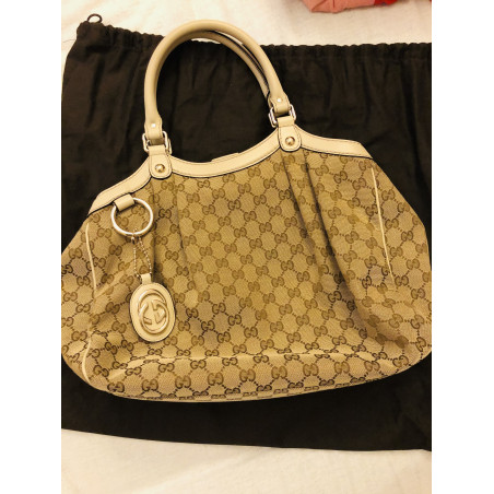 GUCCI GG Monogram Handtasche braun. Sehr guter Zustand.