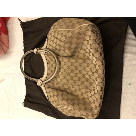 GUCCI GG Monogram Handtasche braun. Sehr guter Zustand.