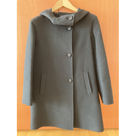 MAX MARA Wolle-Cashmere-Mantel schwarz Gr. 38. Sehr guter Zustand