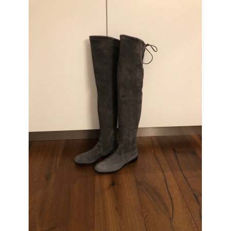 NAVYBOOT Overknee Stiefel Wildleder grau Gr. 36. Sehr guter Zustand