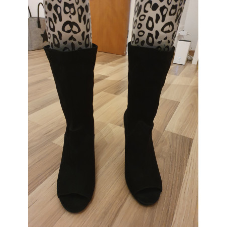 MICHAEL KORS Peeptoe ankle boots suede - Pre-loved Designer Second Hand | LUXURYLOVE