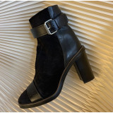 Suede Booties