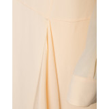 Apricot silk dress