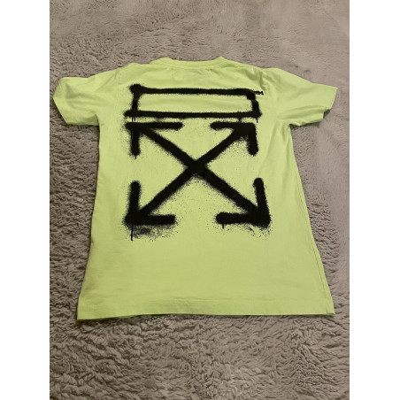 OFF-WHITE T-Shirt neon-grün Gr. S. Sehr guter Zustand