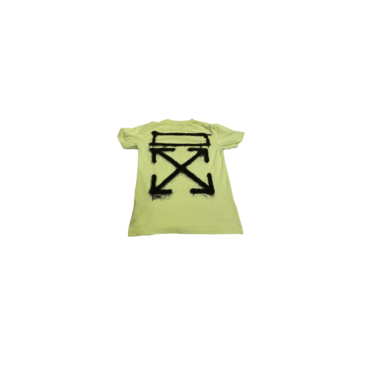 Zustand S. Sehr T-Shirt guter Gr. OFF-WHITE neon-grün