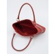 GUCCI GG Supreme Vintage Handtasche Canvas & Leder rot. Sehr guter Zustand