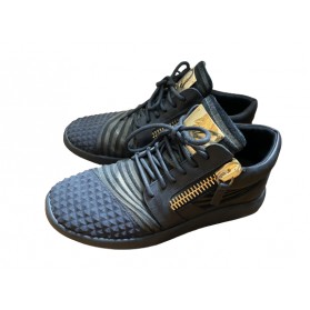 Giuseppe Zanotti Sneakers in black/gold