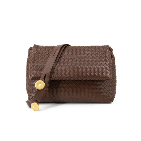 BOTTEGA VENETA BV Fold Intrecciato bag / clutch - NEW - Pre-loved Designer Second Hand | LUXURYLOVE