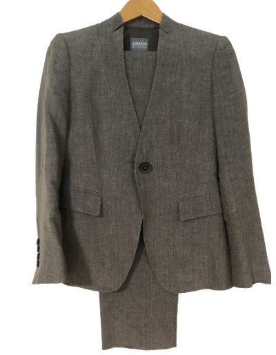 ARMANI COLLEZIONI Linen trouser suit - Pre-loved Designer Second Hand | LUXURYLOVE
