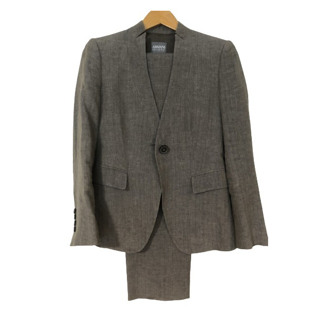 ARMANI COLLEZIONI Linen trouser suit - Pre-loved Designer Second Hand | LUXURYLOVE