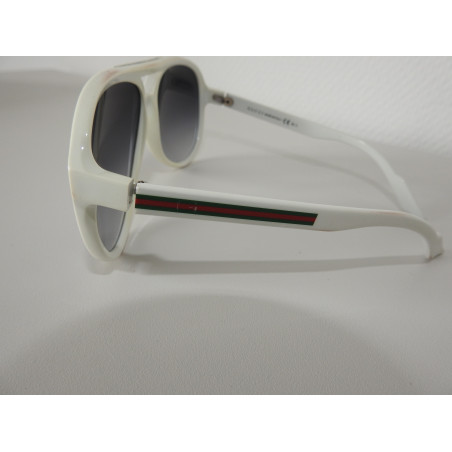 GUCCI Sonnenbrille Medium Aviator. Weiss. Sehr guter Zustand. 