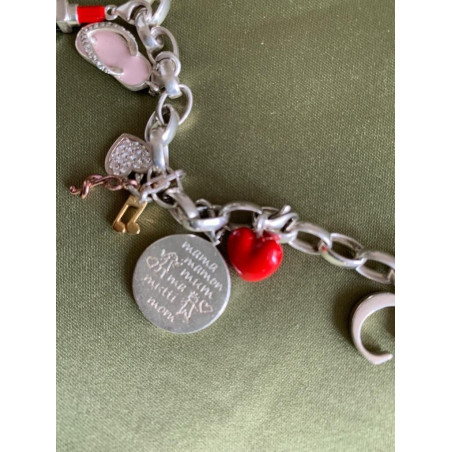 THOMAS SABO Armband mit 9 Charms. Sehr guter Zustand. 