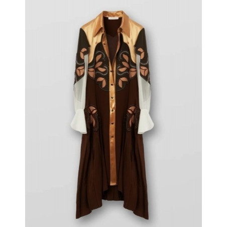 CHLOE Cowboy Shirt Dress. Size M. Zustand NEU. 