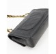 CHANEL Medium Double Flap Bag Lammleder schwarz 24 k vergoldete Hardware. Guter Zustand. 