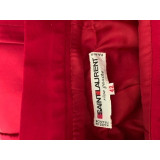 YSL evening suit in bordeau silk satin