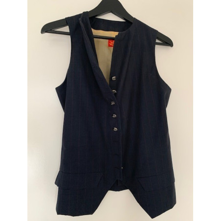 VIVIENNE WESTWOOD RED LABEL Anzug Damen 3-teilig Wolle anthrazit Gr. 40. Guter Zustand