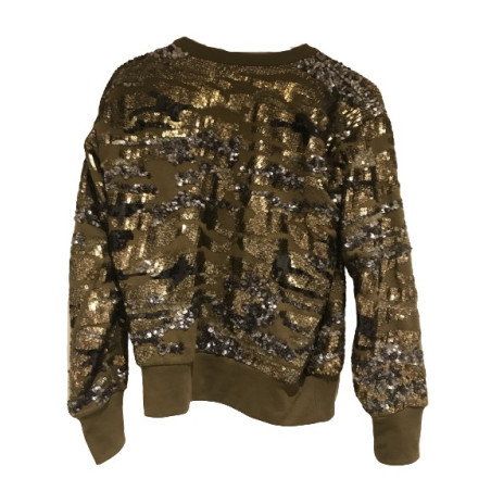 ISABEL MARANT Pailletten Pullover. Gr. S. Grün. Guter Zustand. 