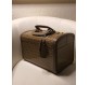 FENDI Vanity Case Make-Up Koffer Tobacco Zucca Canvas & Leder braun. Sehr guter Zustand