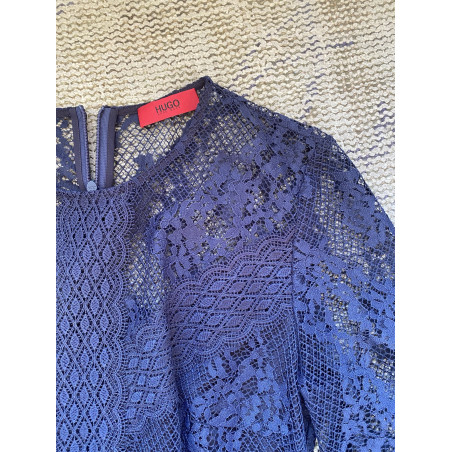 HUGO Kleid blau Gr. S. Sehr guter Zustand