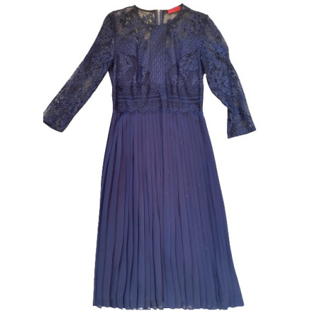 HUGO Kleid blau Gr. S. Sehr guter Zustand