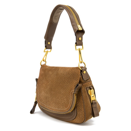TOM FORD Jennifer Bag medium Wildleder braun & DB. Sehr guter Zustand
