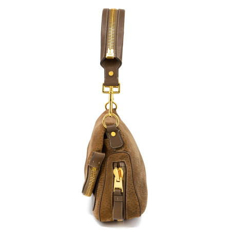 TOM FORD Jennifer Bag medium Wildleder braun & DB. Sehr guter Zustand