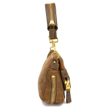 TOM FORD Jennifer Bag medium Wildleder braun & DB. Sehr guter Zustand