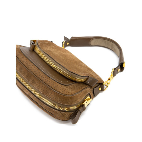TOM FORD Jennifer Bag medium Wildleder braun & DB. Sehr guter Zustand