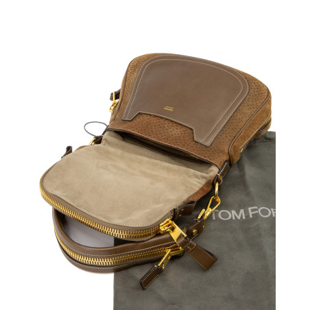 TOM FORD Jennifer Bag medium Wildleder braun & DB. Sehr guter Zustand