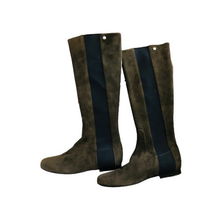 LONGCHAMP Wildleder Stiefel. Gr. 36. Zustand NEU