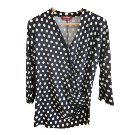 MAX MARA Bluse Top Polka Dots Gr. 38. Sehr guter Zustand