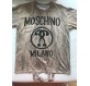 MOSCHINO T-Shirt Print Baumwolle braun Gr. 42. Sehr guter Zustand