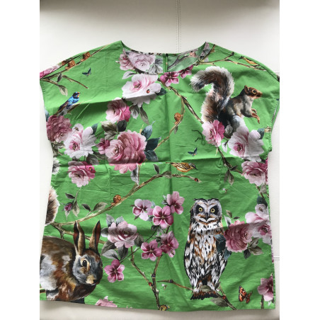 DOLCE & GABBANA Seidentop grün Gr. 44. Sehr guter Zustand