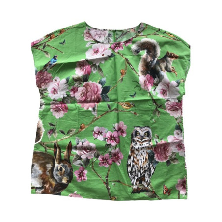 DOLCE & GABBANA Seidentop grün Gr. 44. Sehr guter Zustand