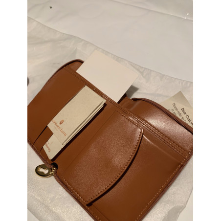 GIANFRANCO LOTTI Portemonnaie Leder rehbraun. Zustand NEU mit Etikett