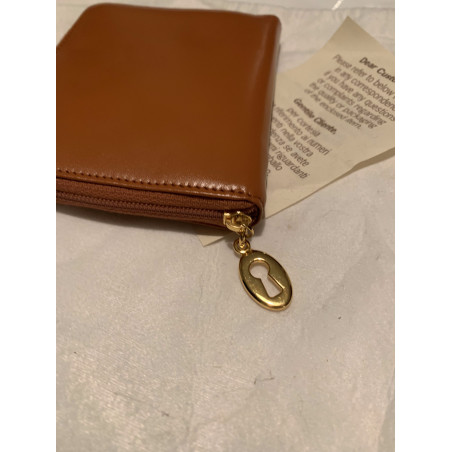 GIANFRANCO LOTTI Portemonnaie Leder rehbraun. Zustand NEU mit Etikett