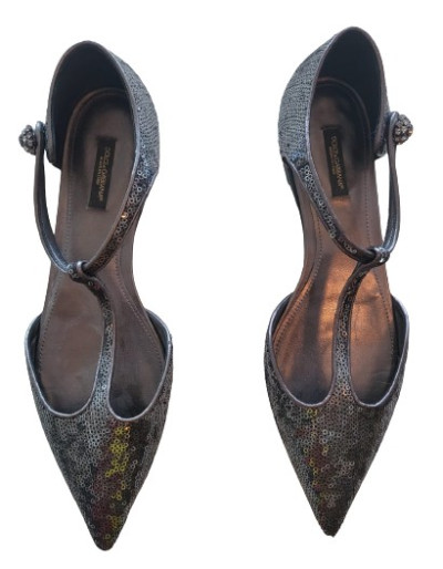 D&G Sequin shoes - Pre-loved Designer Second Hand | LUXURYLOVE