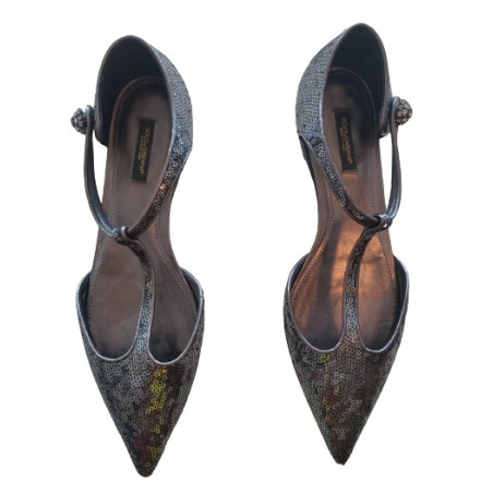 D&G Sequin shoes - Pre-loved Designer Second Hand | LUXURYLOVE