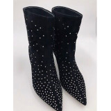 Rockstud ankle boots