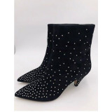 Rockstud ankle boots