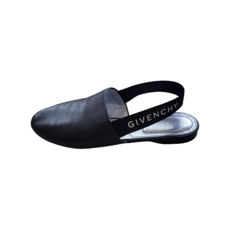 GIVENCHY Slide Sandalen Mules Leder schwarz Gr. 40. Sehr guter Zustand